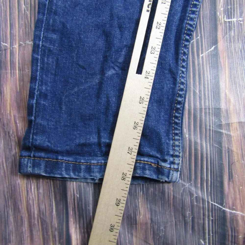 Levi's 511 Slim Fit Jeans Mens 32x30 Blue Dark Wash Stretch Denim 04511-1042